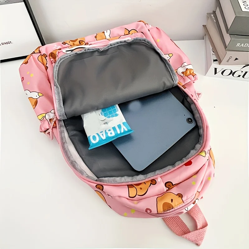 حقيبة ظهر كابيبارا، حقيبة ظهر، حقيبة ظهر للنساء، حقيبة رياضية، هدايا العيد، أشياء لطيفة، حقيبة ظهر للسفر ذات سعة كبيرة #4