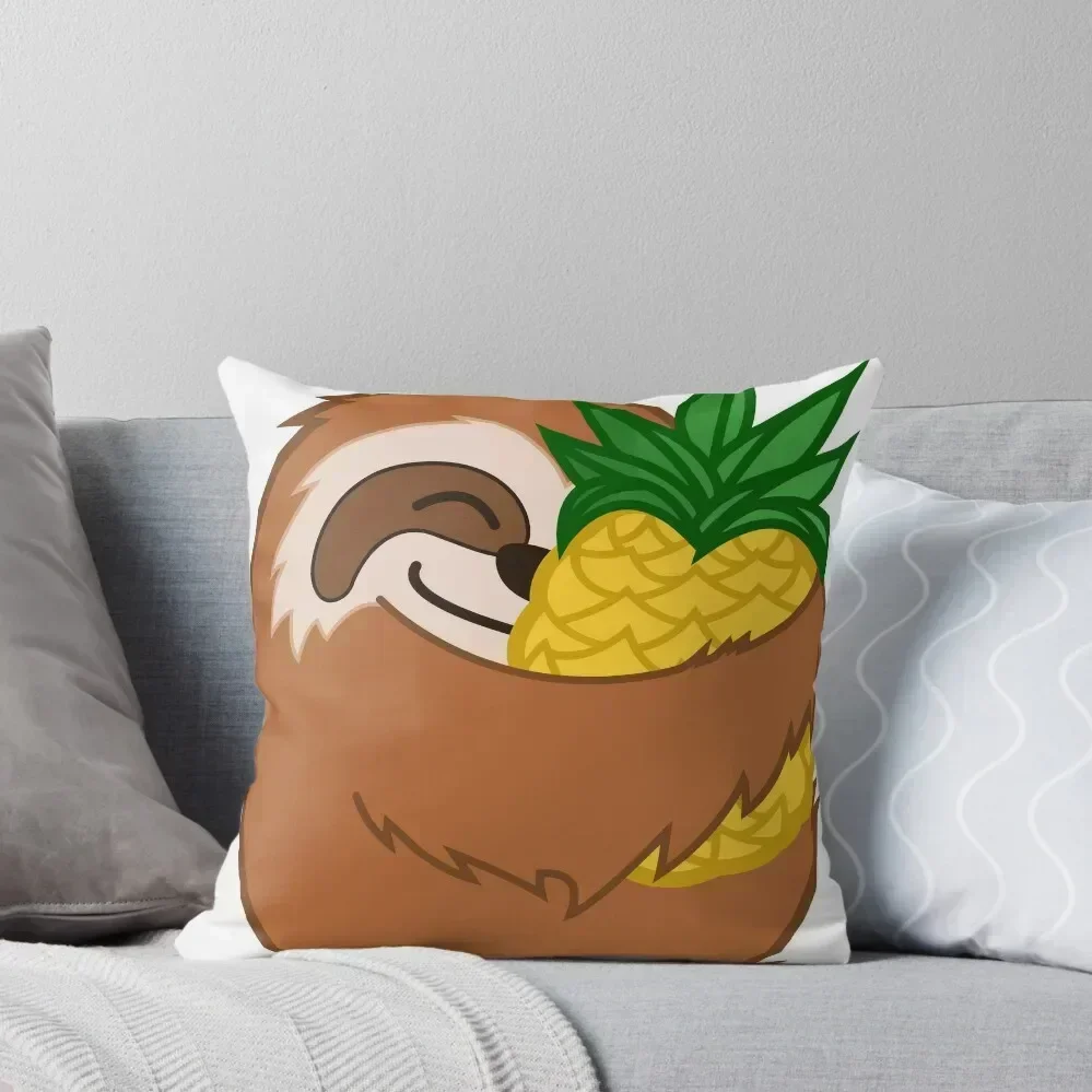 

Pineapple Sloth Throw Pillow Sofa Decorative Covers Pillowcases Cushion Covers Sofa Pillow Decor Christmas s Covers pillow