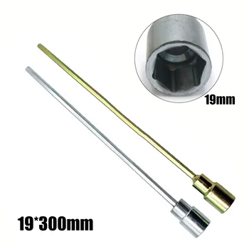 1pc 30cm Lunghezza Chiave a tubo di estensione 19mm Presa esagonale Angolo fisso Caravan Gamba Avvolgitore Presa per trapano per trapano elettrico