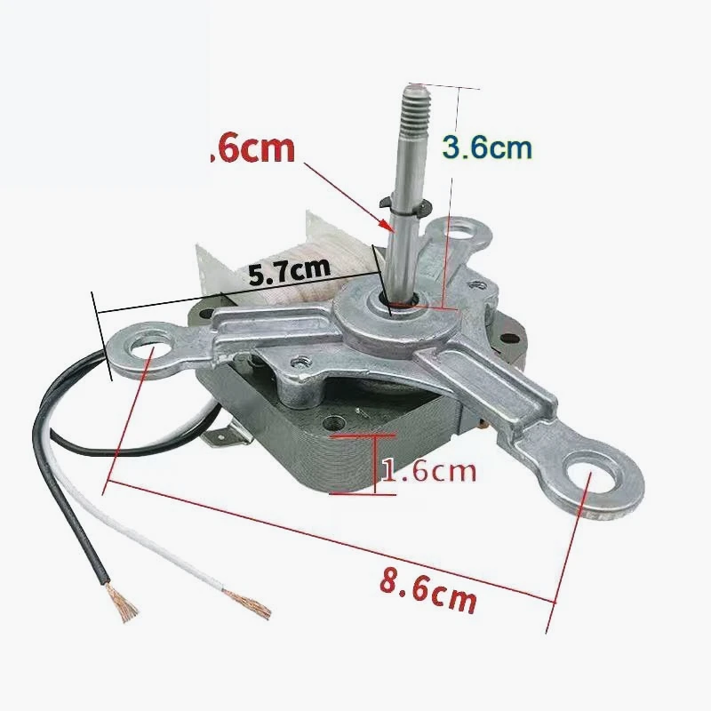 220V Air Fryer Motor 30W Shaded Pole  YJ5816 Exhaust Fan Small  Bracket Accessories Heater Motor For Air Fryer