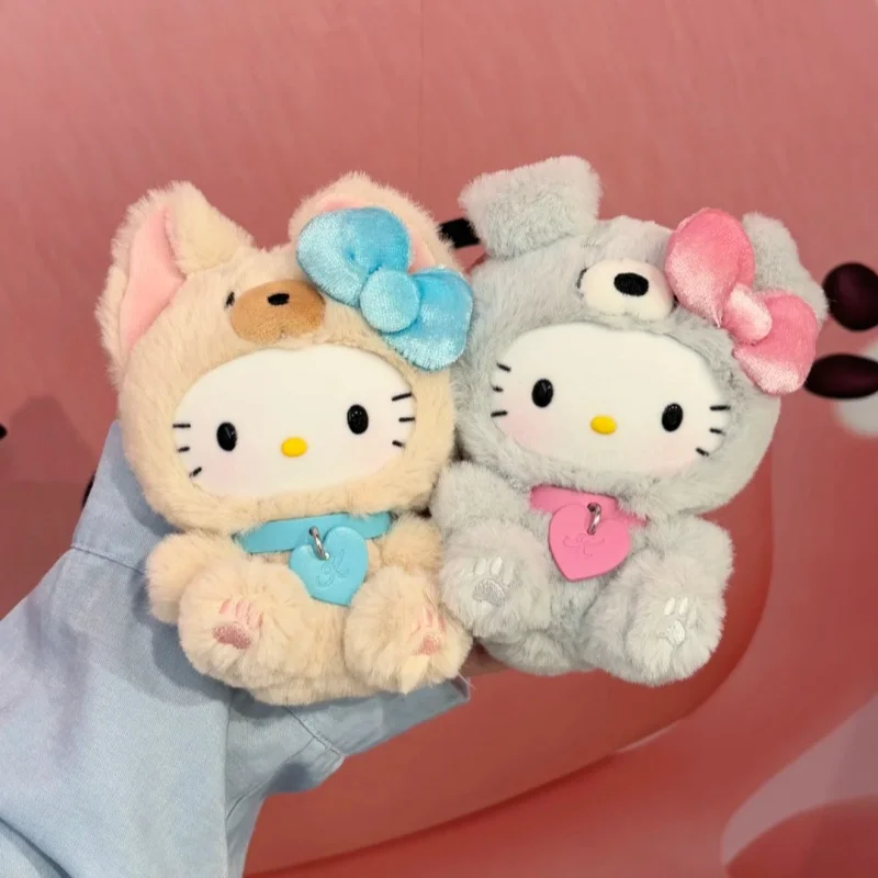 Genuine TOPTOY Hello Kitty Puppy Party Series Blind Box Kawaii Soft Bag Charm Keychain Anime Collectible Figure Pendant Toy Gift view 4