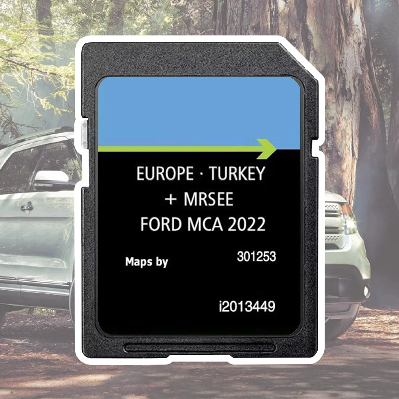 MCA 2022 Naving Sat Nav Europe for Ford Sd Card Maps Mondeo Kuga Focus C-Max S-Max (2010-14)