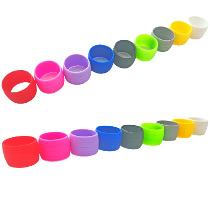 

New bicycle handle wrapped with silicone fixing ring