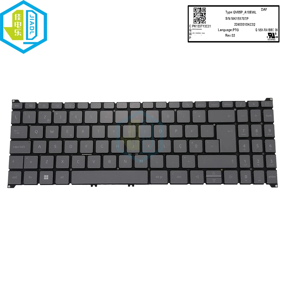 Imagem -04 - Teclado Retroiluminado Russo Russo para Acer Aspire A51557g A715-51 A315-59 A315-59g-52q0 A71576-78pc Nks15170tp