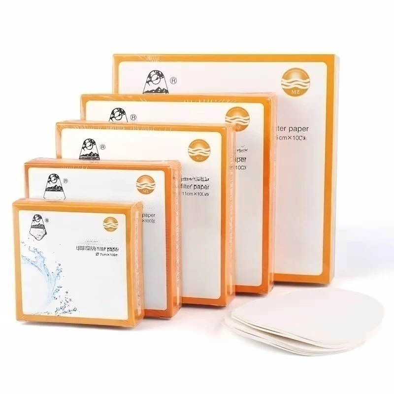 Qualitative Filter Paper Dia 7/9/11/12.5/15/18cm Fast / Medium / Slow Speed  for Lab Funnel Use
