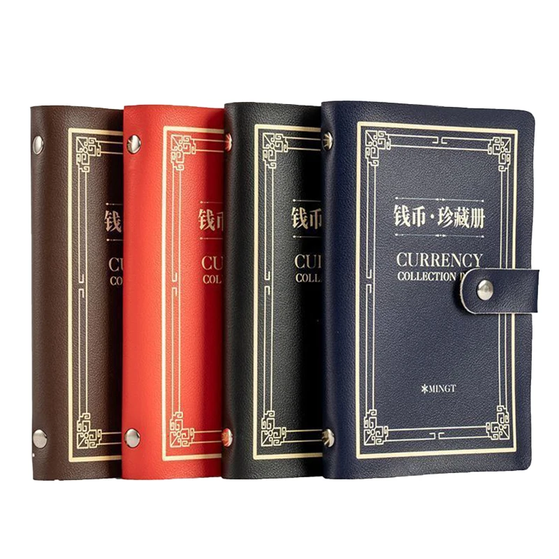 50pcs Large Capacity Banknote Collection Book For Collecting Paper Money