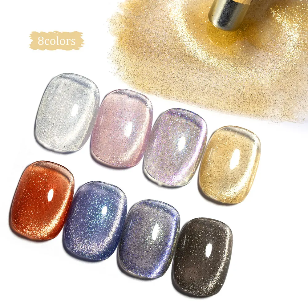 CANNI Cat Eye Gel Nail Polish and Glitter Gel 9ml HEMA TPO FREE High Gloss Quality Soak Off UV Gel Art Manicure Salon DIY Home