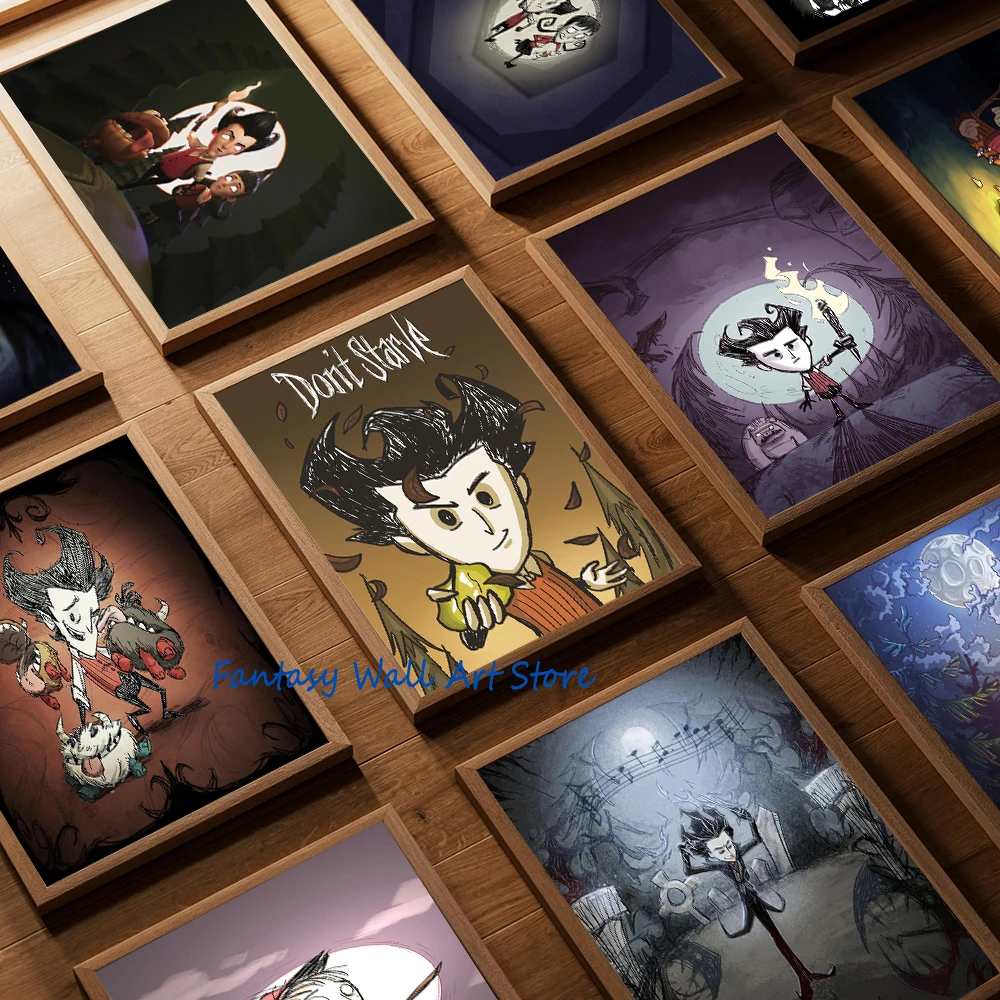 Home Decor Mobile Game - Poster Game Don't Starve Wilson Seni