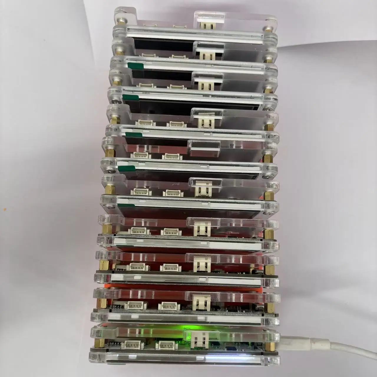 Immagine 5: 10 pezzi Nerdminer V2 aggiornato (350Kh 2.8-inc) Bitcoin Miner + 1x base a 10 slot