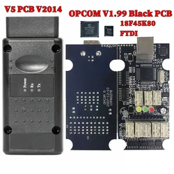 Firmware OPCOM V1.99/1.95/1.70 OBD2 for CAN-BUS Code Reader For Opel OP COM OP-COM Diagnostic PIC18F458 FTDI Chip