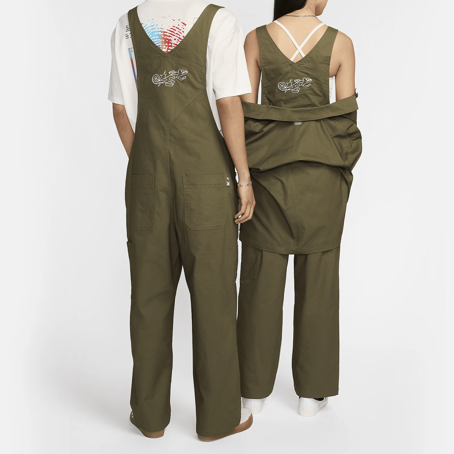 Nike genuine 2024 New Men's & Women's Sporty Retro Workwear Casual Pants FZ4090-222