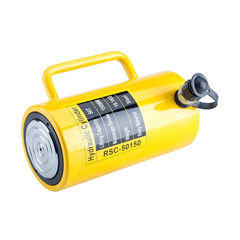 5T/10T Ultra-thin Portable Hydraulic Lifting Jack Split Hydraulic Booster Hydrocylinder Stroke Manual Vertical RV Accessories