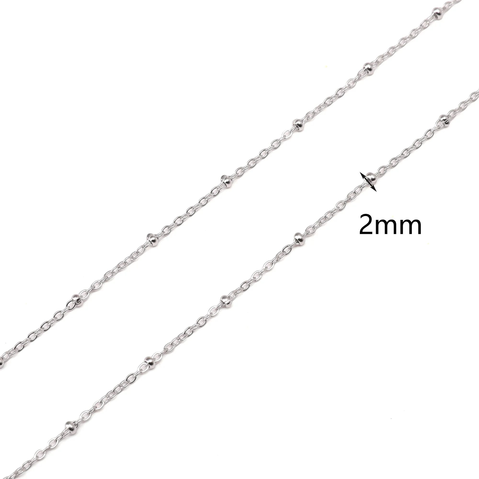 1m Stainless Steel Chain for Jewelry Making