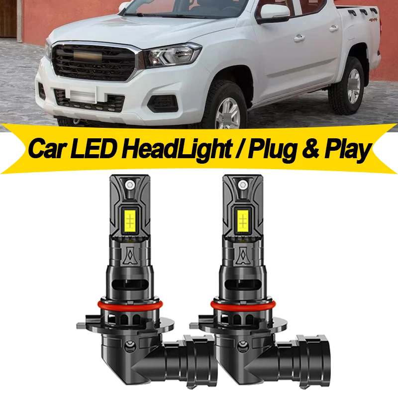 2 pçs farol led para chevrolet astro van s10 colorado silverado 1500 tahoe blazer trailblazer 9005 feixe alto 9006 hb4 feixe baixo