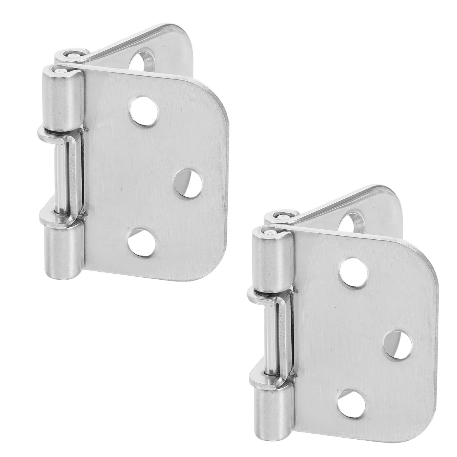 

2 Pcs Stainless Steel Hidden Hinges for Folding Table Chair Cabinet Hardware Durable Marine Boat RV Accessories