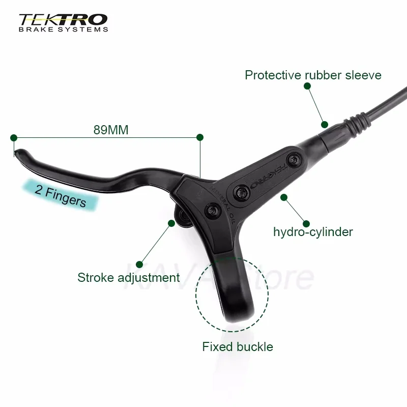 Palancas de freno de disco hidráulico para bicicleta de montaña TEKTRO HD-M285 HD-M275 TKD143 pinza de mango de nivel de freno