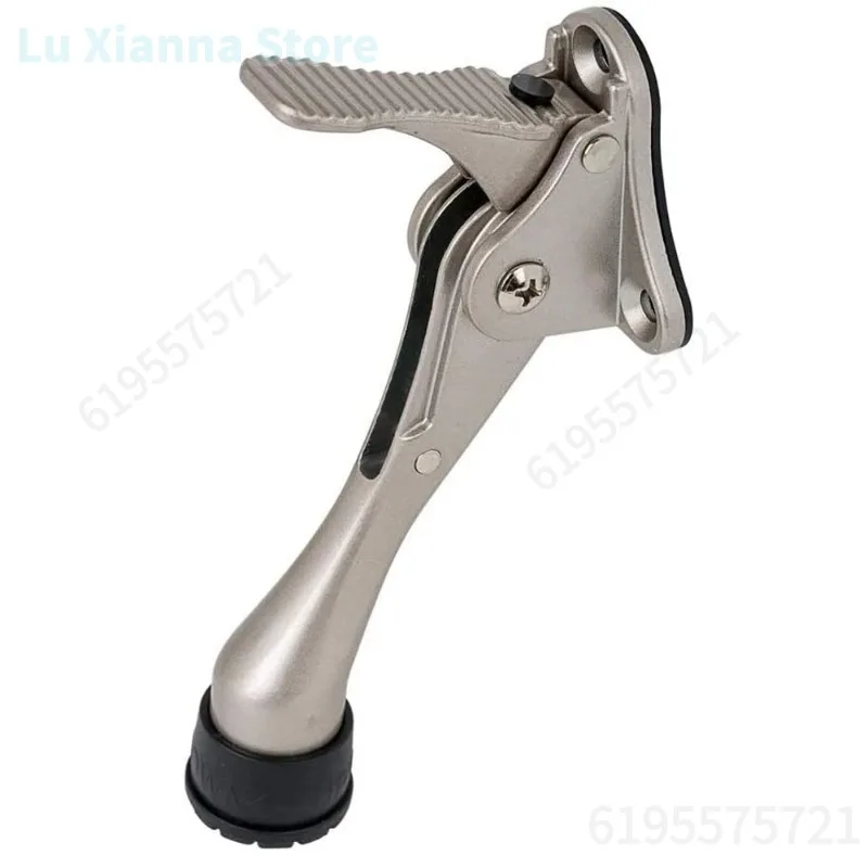 سدادة الباب شديدة التحمل من سبائك الزنك مع أجهزة حماية الجدار المخفية ذات طرف مطاطي غير قابل للانزلاق #1