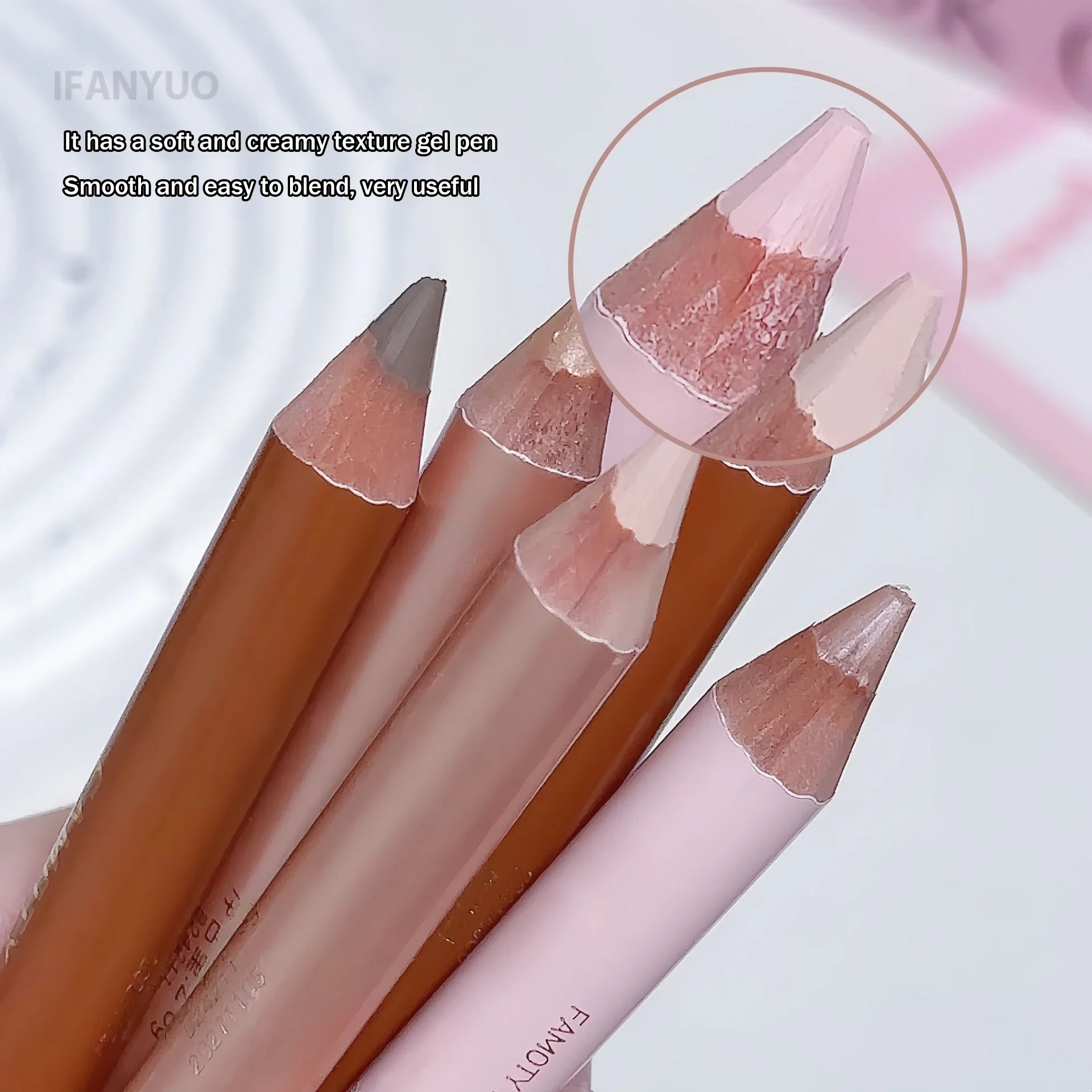 Double Head Highlighter & Contour Stick V Face Sculpting Nose Shadow คอนซีลเลอร์ครีมแร่เจลปากกาสําหรับ Brightening