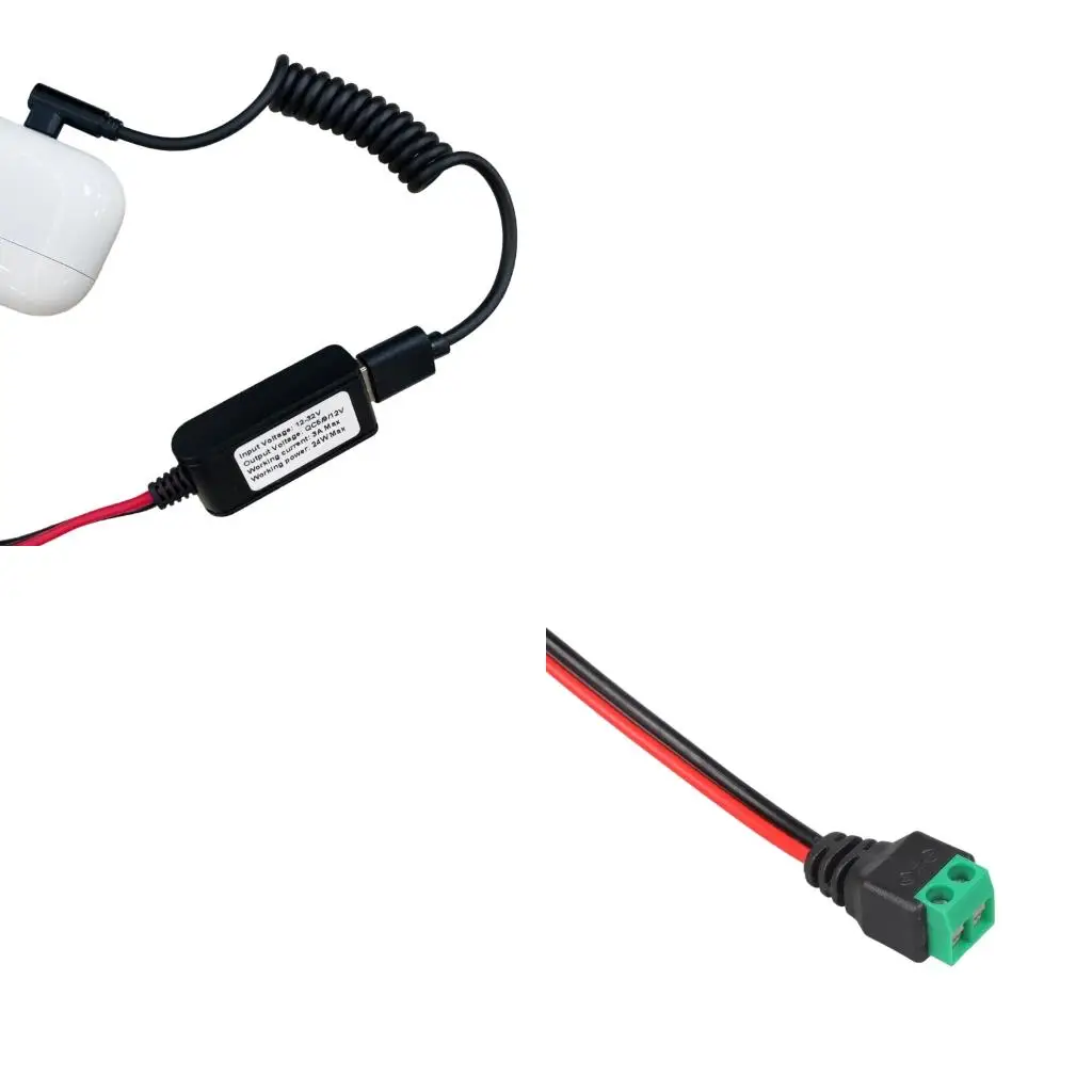  Universal DC12V-32V To USB QC3 0 Fast Charging Cable Wire For Multiple Devices