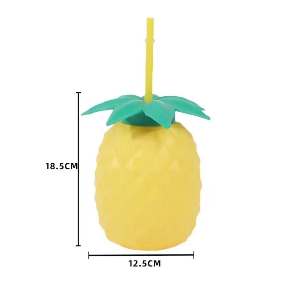 Gift Cartoon Fruit Straw Cup Watermelon Lemon Food Grade Plastic Water Bottle Tea Milk Juice Multicolor Drinkware Summer