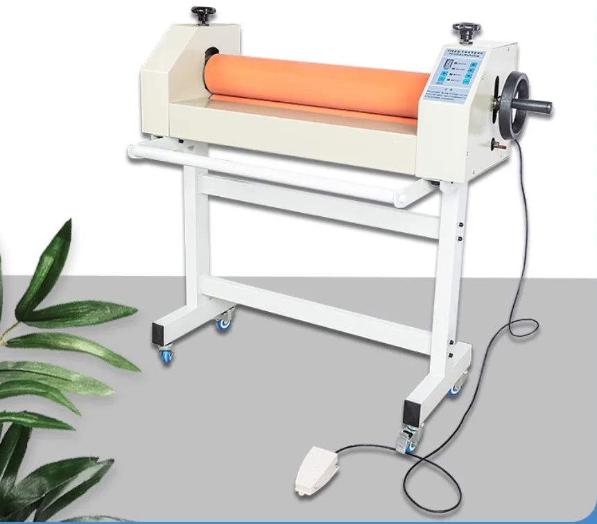 電気コールド ロール ラミネーター 650mm 25 インチの頑丈な大型ラミネーター