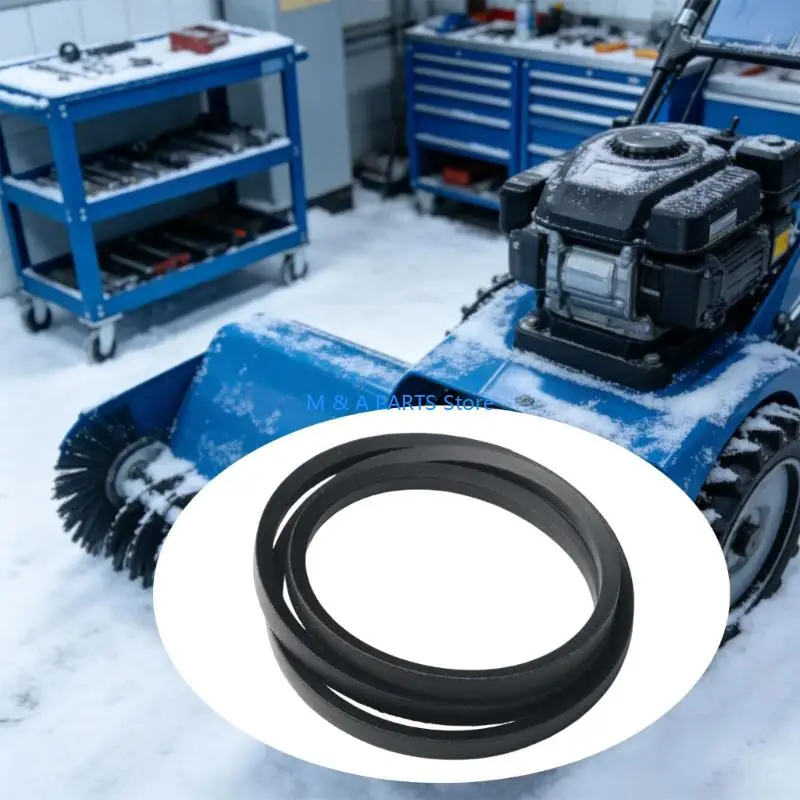 U1JF Black Drive V Belt 1/2 Inch Wide for Lawn and Garden Equipment 07225600
