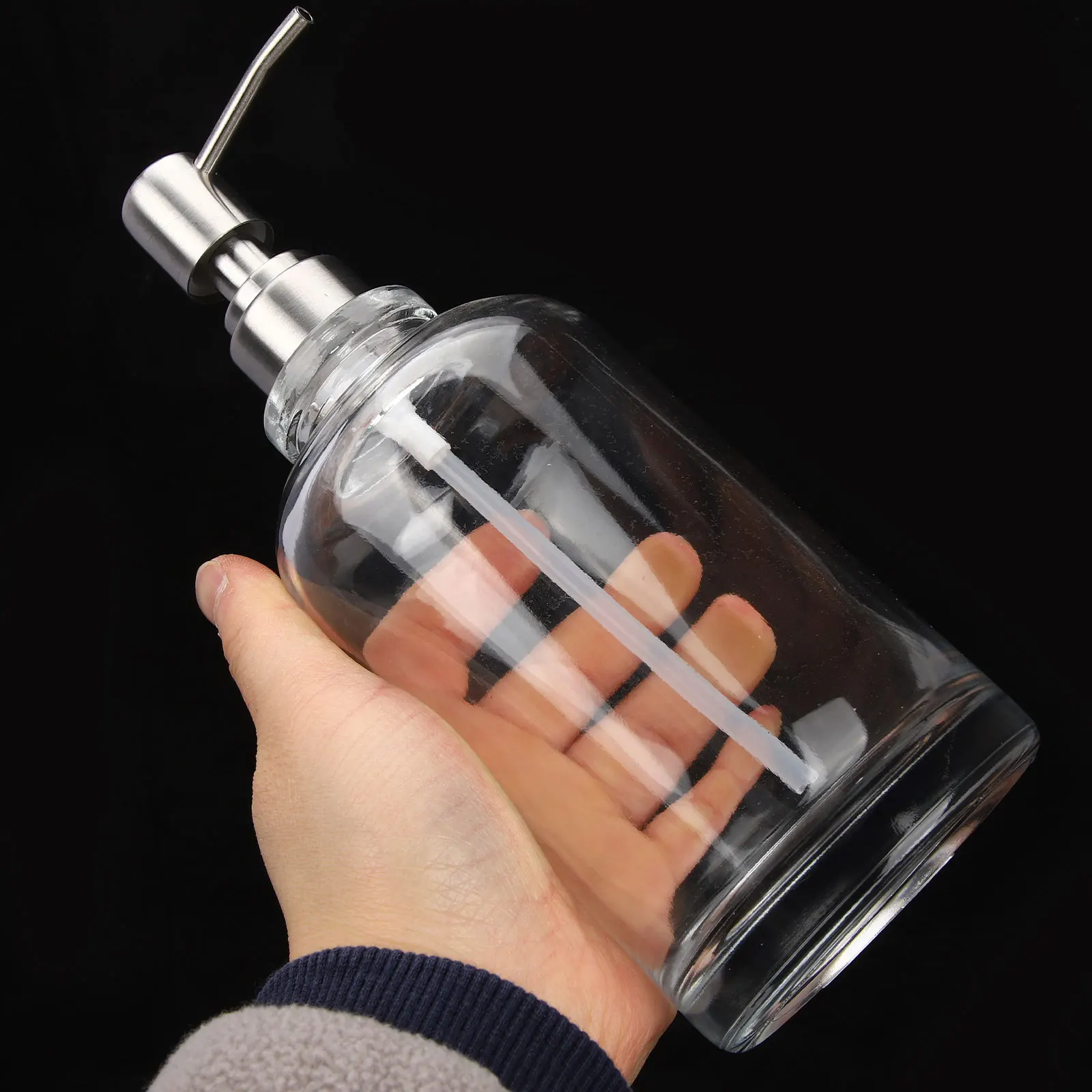 

Soap Dispenser Clear Transparent for Home Office Hotel Use Wide Application for Hand Lotion Shampoo Shower Gel Kitchen Dish Soap