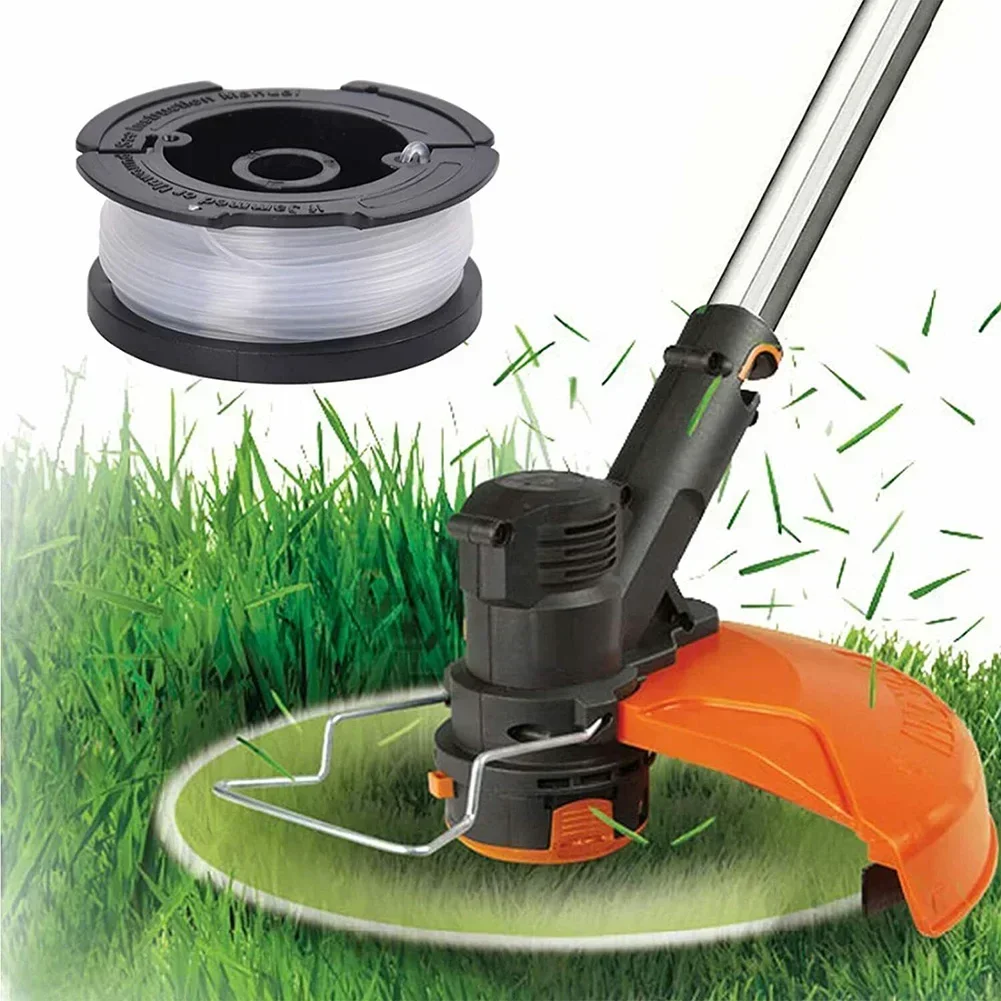 

4pcs Coils With Coil Lid Spring For Black Decker Lawn Trimmer Trimmer Thread Coil Set Lawn Mower Parts Garden Tool