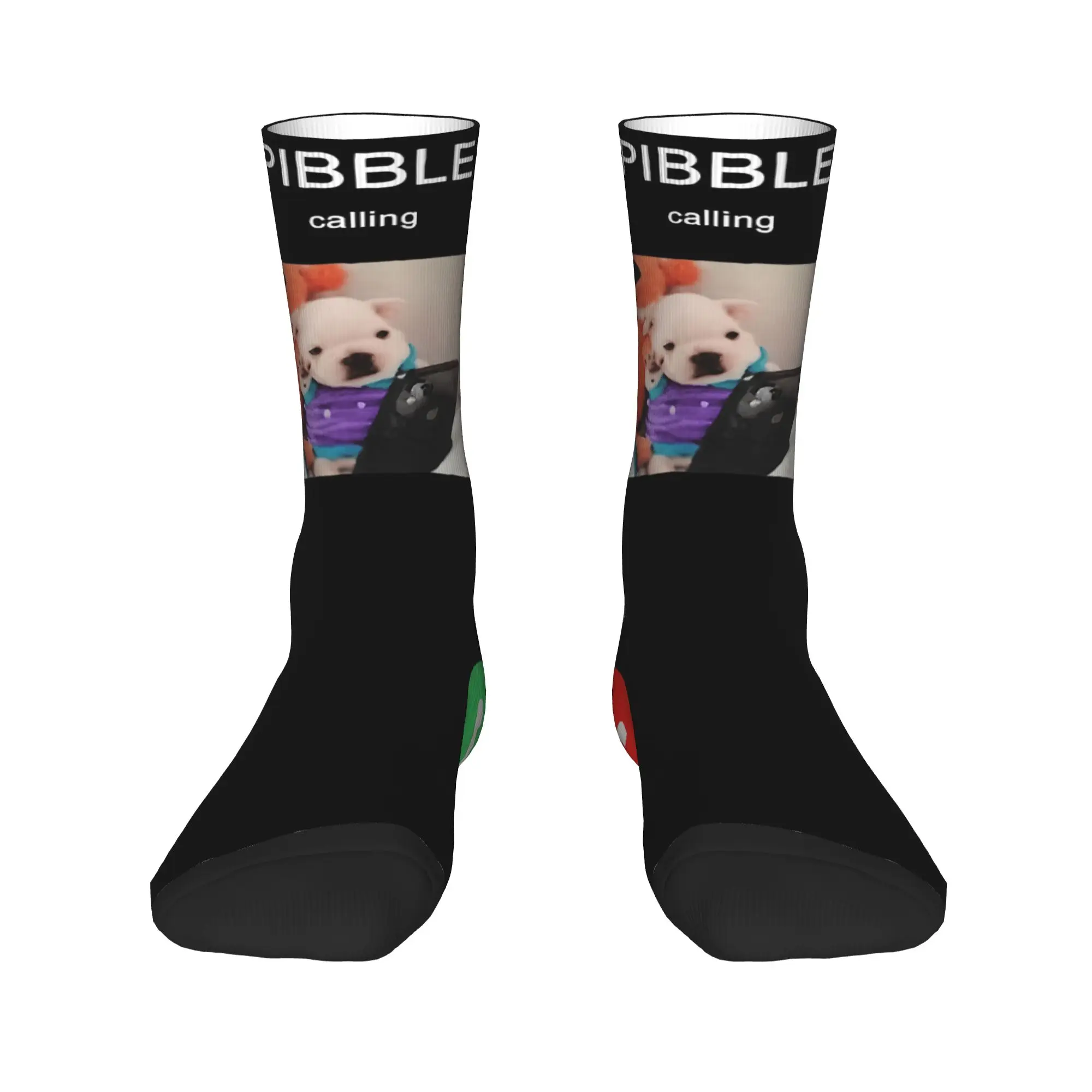 Pibble يدعو مضحك ميمي لمحبي ميمي الكلاب عشاق الجوارب جوارب الشتاء المضادة للبكتيريا للجنسين الجوارب الدافئة لينة جوارب رياضية