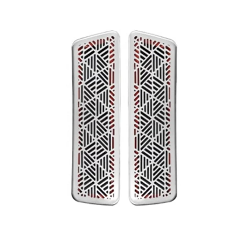 لسيارات BMW 5 series i5 G60 2020-2025 غطاء فتحة التهوية على شكل عمود من الفولاذ المقاوم للصدأ غطاء مزخرف لتكييف الهواء