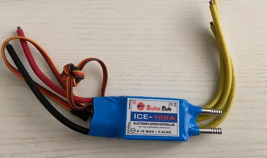 

HiModel ICE 100A 2-6S 5.5V 6A BEC Water-cooled Brushless speed controller ESC F seaking shark 100A for underwater boart turbine