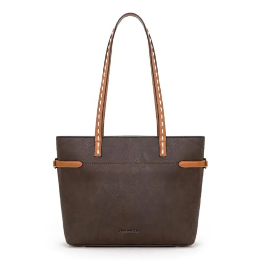 

Минималистичная сумка-тоут Montana West для женщин, элегантная сумка-сатчел с верхней ручкой, на каждый день