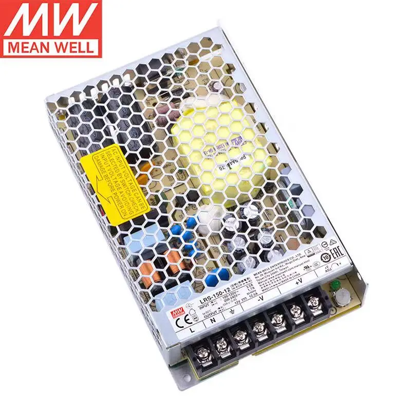 

Mean Well LRS-150-12 12V 12.5A 150W Single Output Switching Power Supply Led Driver Transformer Brand New Original