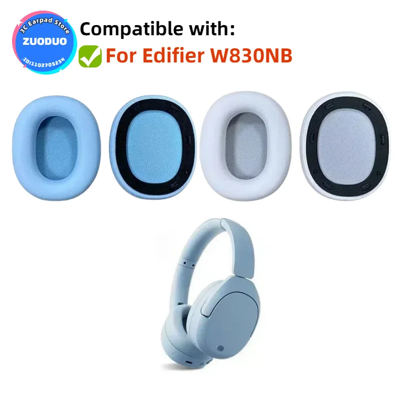

Replacement Foam Ear Pads Cushions for Edifier W830NB Headphones Soft Form Earpad High Quality