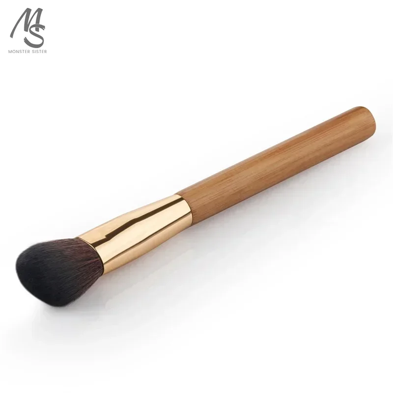 Bamboo Handle Powder Round Brush Real Techniques Blush Concealer Brushes Beauty Tools