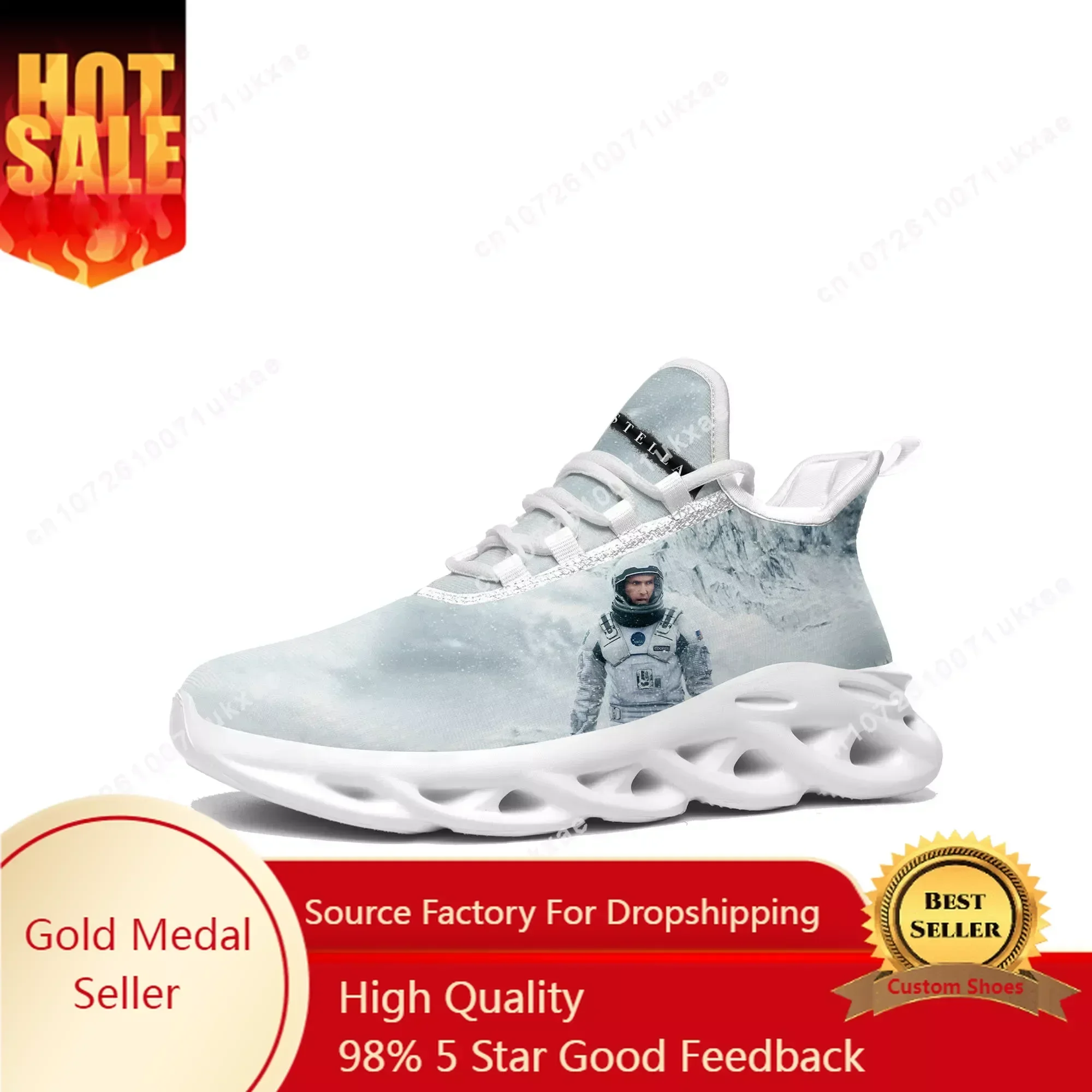 

Interstellar Science Fiction Film Wormhole Flats Sneakers Mens Womens Sports Shoes High Quality DIY Sneaker Customization Shoe