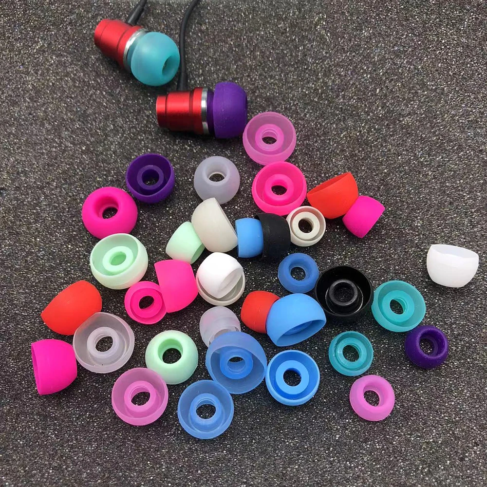 Silicone In-Ear Earphone Covers For Earphone Rubber Caps Ear Pads Cushion Earbud Tips Earbuds Eartips Earcaps 30pcs/15pairs