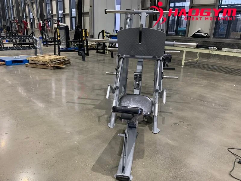 HAOGYM Silver Fitness Equipment Commercial Strength Gym Machine 45 Degree Linear Leg Press