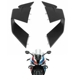 For BMW S1000RR M1000RR 2019 2020 2021 2022 Matte Black Front Spoiler Fxed Wind Winglets