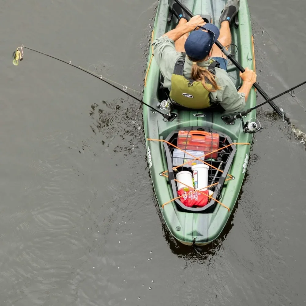 Sentinel Angler Plastic Fishing Kayak, Boats Pvc Boat Boating Kayaking Water Sports Entertainment, Sentinel 100X, Angler Kayak