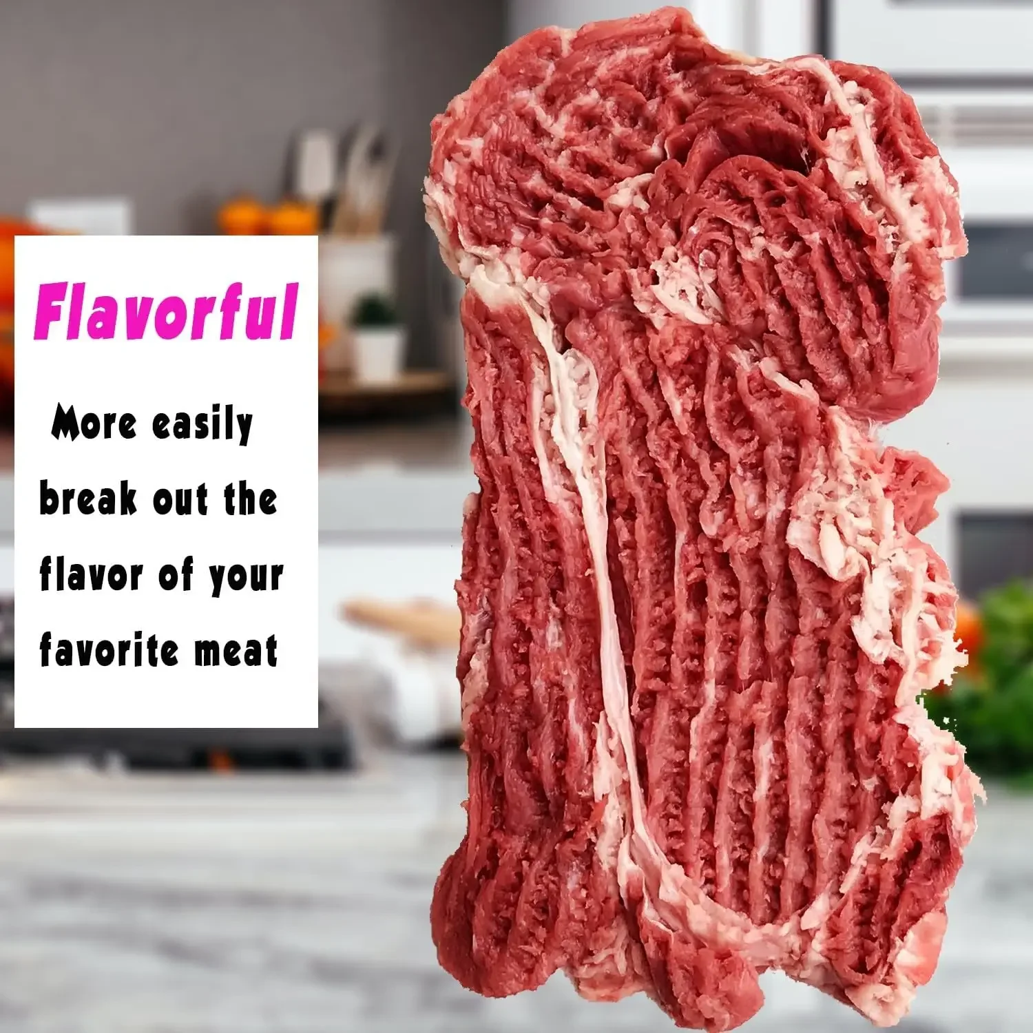 Meat Tenderizer for KitchenAid Household Stand Mixers- Mixers Accesssories Attachment with Stainless Steel Gears White