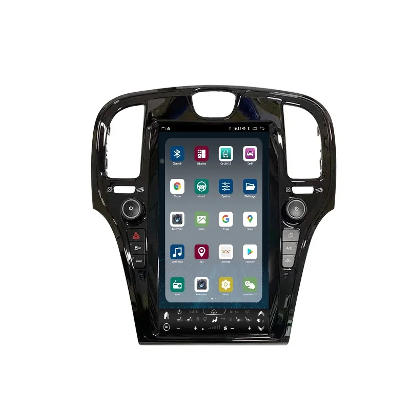 For Chrysler 300C 2013-2017 Tesla Style 13.6' Multimedia Android Head Unit Wireless Carplay 5G WiFi HD 1920*1080