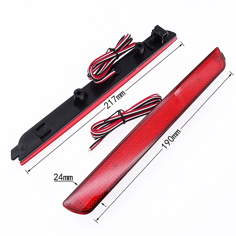 LED Rear Bumper Reflector Brake Stop Lamp IP67 Waterproof for Mazda 3 Axela BK Speed 2004-2009