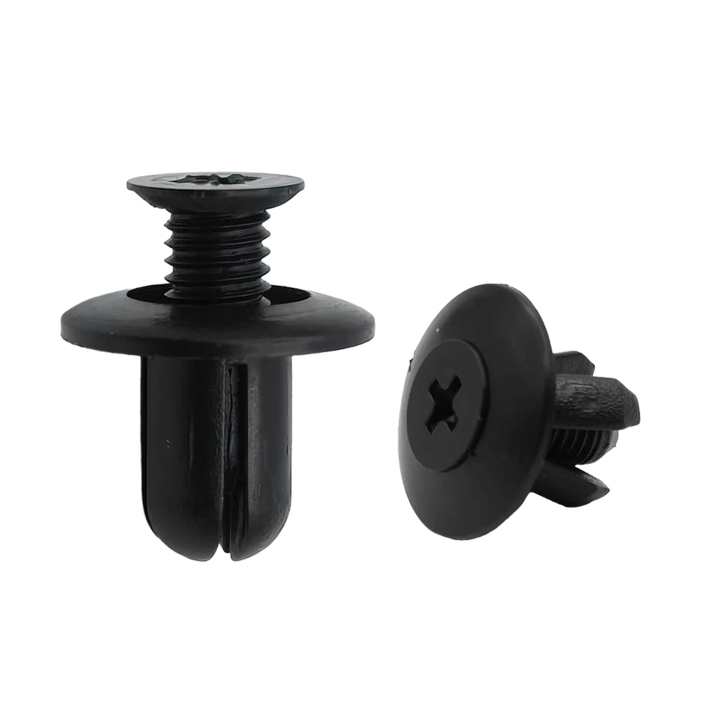 100PCS HE26 Auto Fastener Clip Car Fender Push Retainer Mixed Body Pin Rivet Bumper Door Trim Panel Universal Clips Fixed Buckle