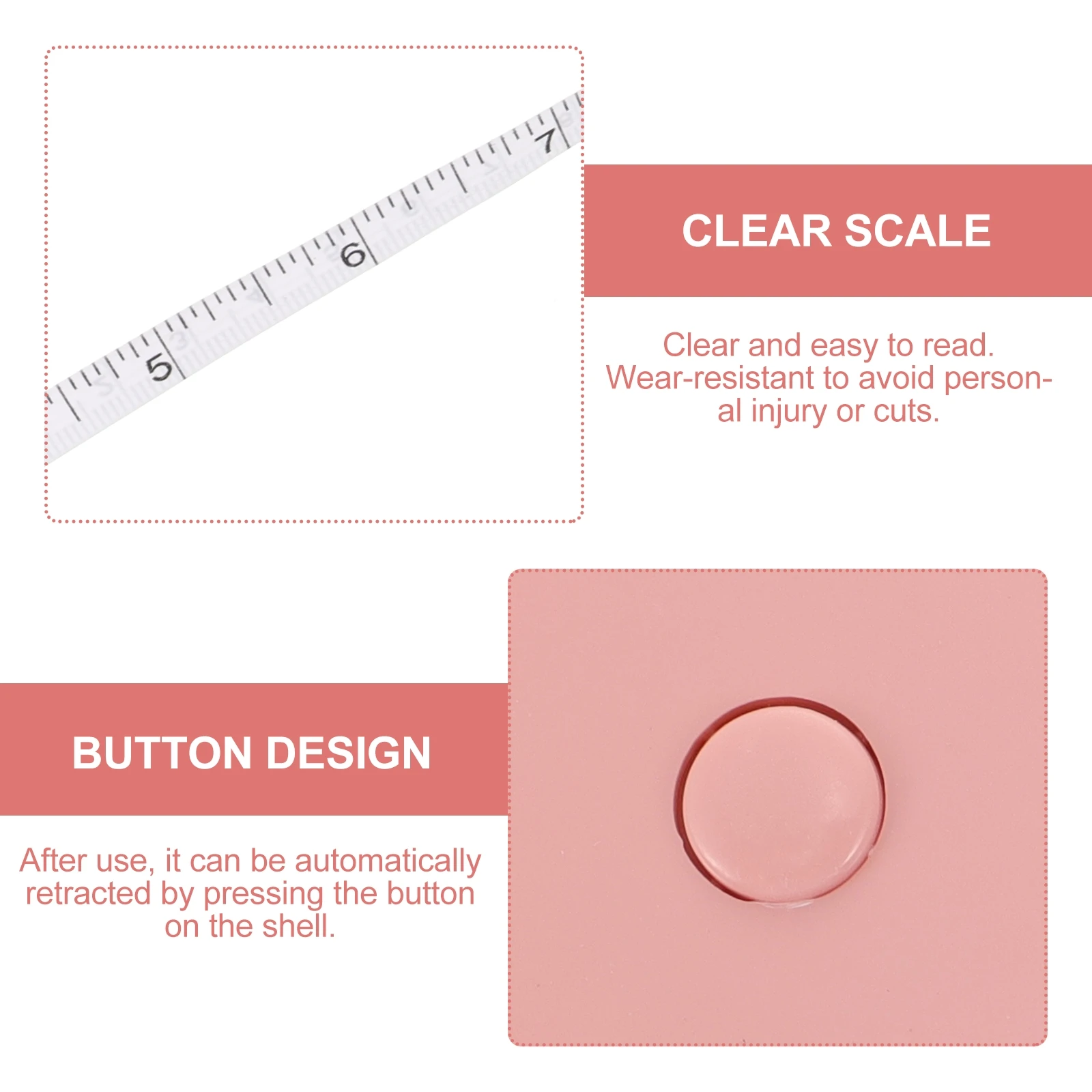 

10Pcs Flexible Tape Measure Mini Size Durable 1.5m Plastic Compact Body Measurement Tape Measuring Tool Measuring Band Tool