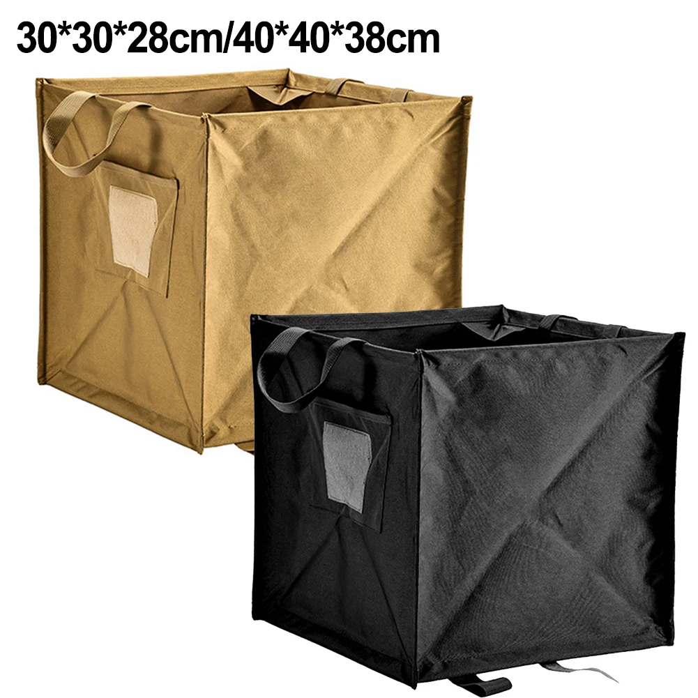 1 Pcs Folding Trash Can Large Capacity Can Throw Line Storage Bag Large 600D Oxford Cloth Capacity Camping Storage Bag