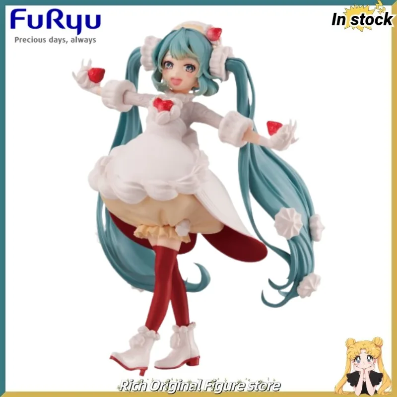 在庫ありオリジナル-furyu-sweetsweets-シリーズ-piapro-初音ミク-ストロベリーショート-17-センチメートル-pvc-アニメフィギュア玩具ギフト装飾品