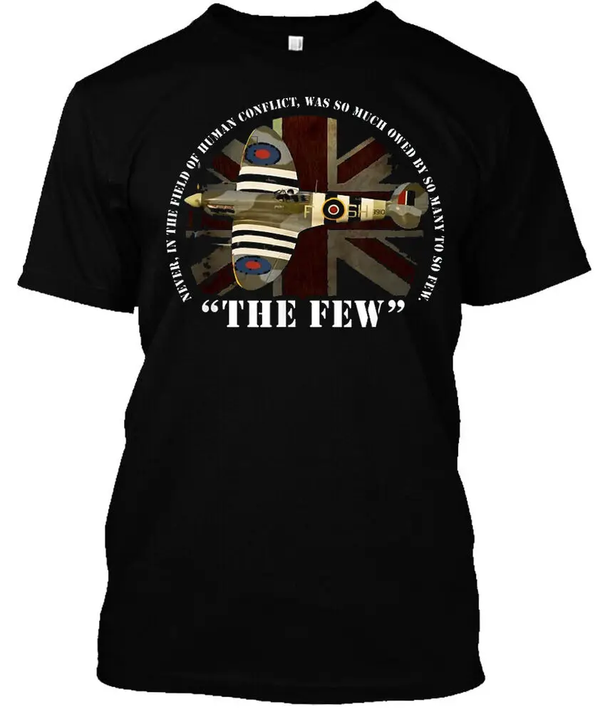 Battle Of Britain RAF Aircraft Spitfire The Few War Plane T-Shirt For Men Clothing Women Short Sleeve Tees Y2K Tops