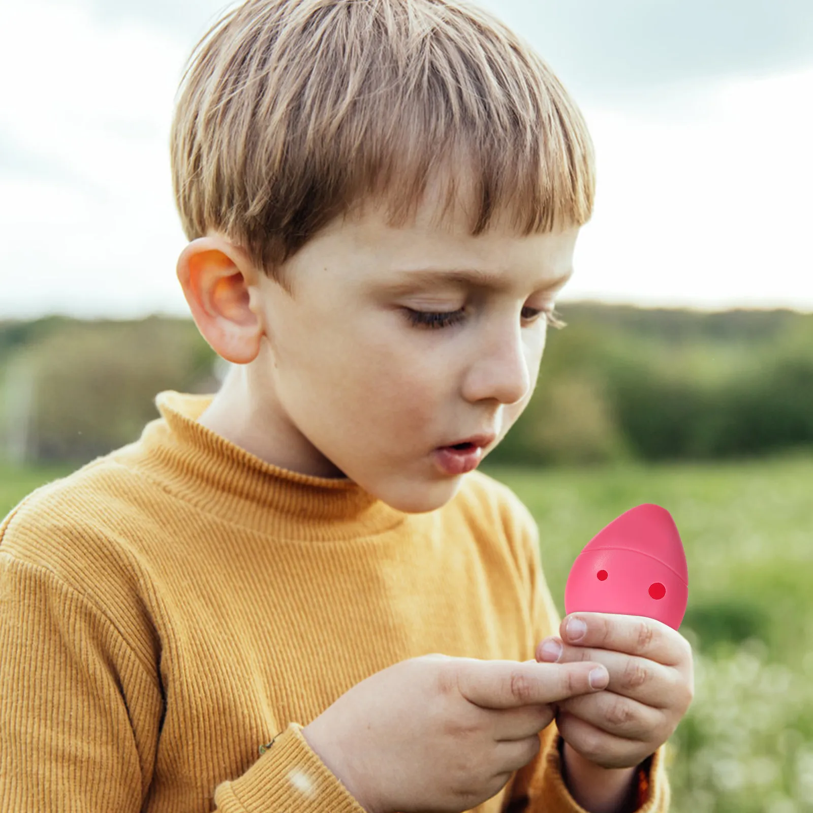 Mini Ocarina de Plástico de 6 Orificios, Instrumento Musical Portátil para Principiantes, Regalo Musical para Niños, 4 Piezas