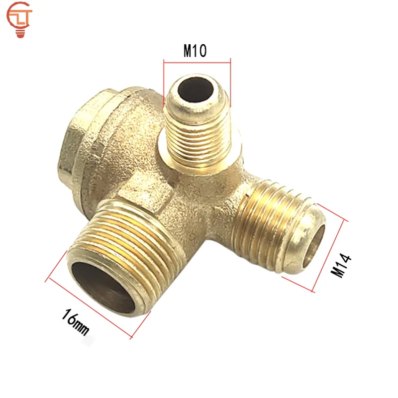 Accessori per compressori d'aria silenziosi senza olio Valvola di ritegno universale Due tre quattro vie